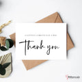 Thank You Card Gloss Finish - Ribbonwala