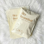 Cream Courier Poly Bag - Ribbonwala
