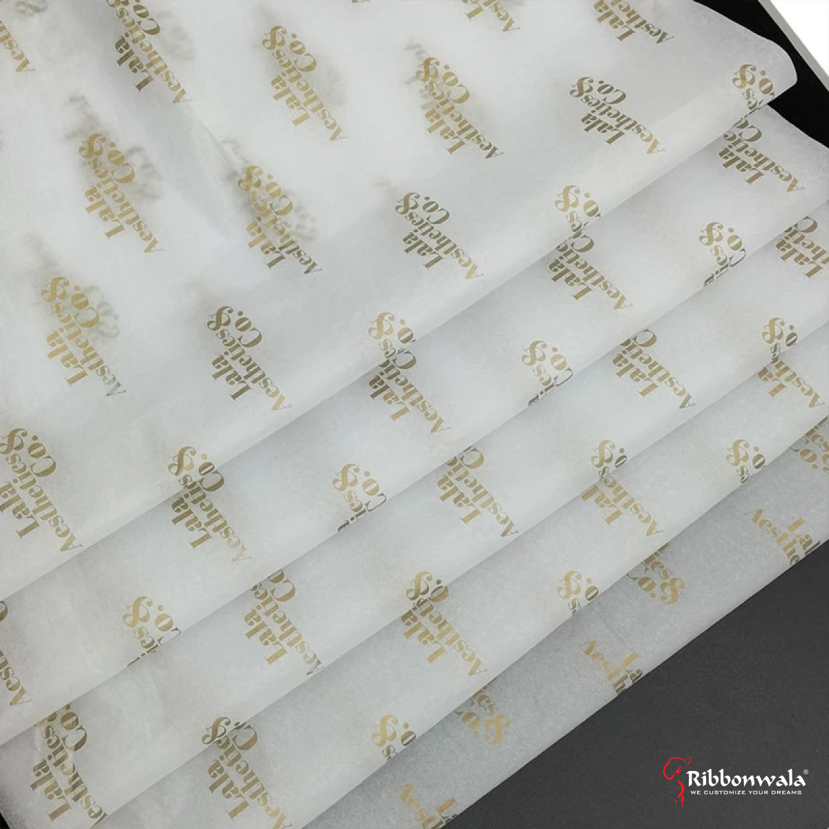 Custom Apparel Packaging Paper - Ribbonwala