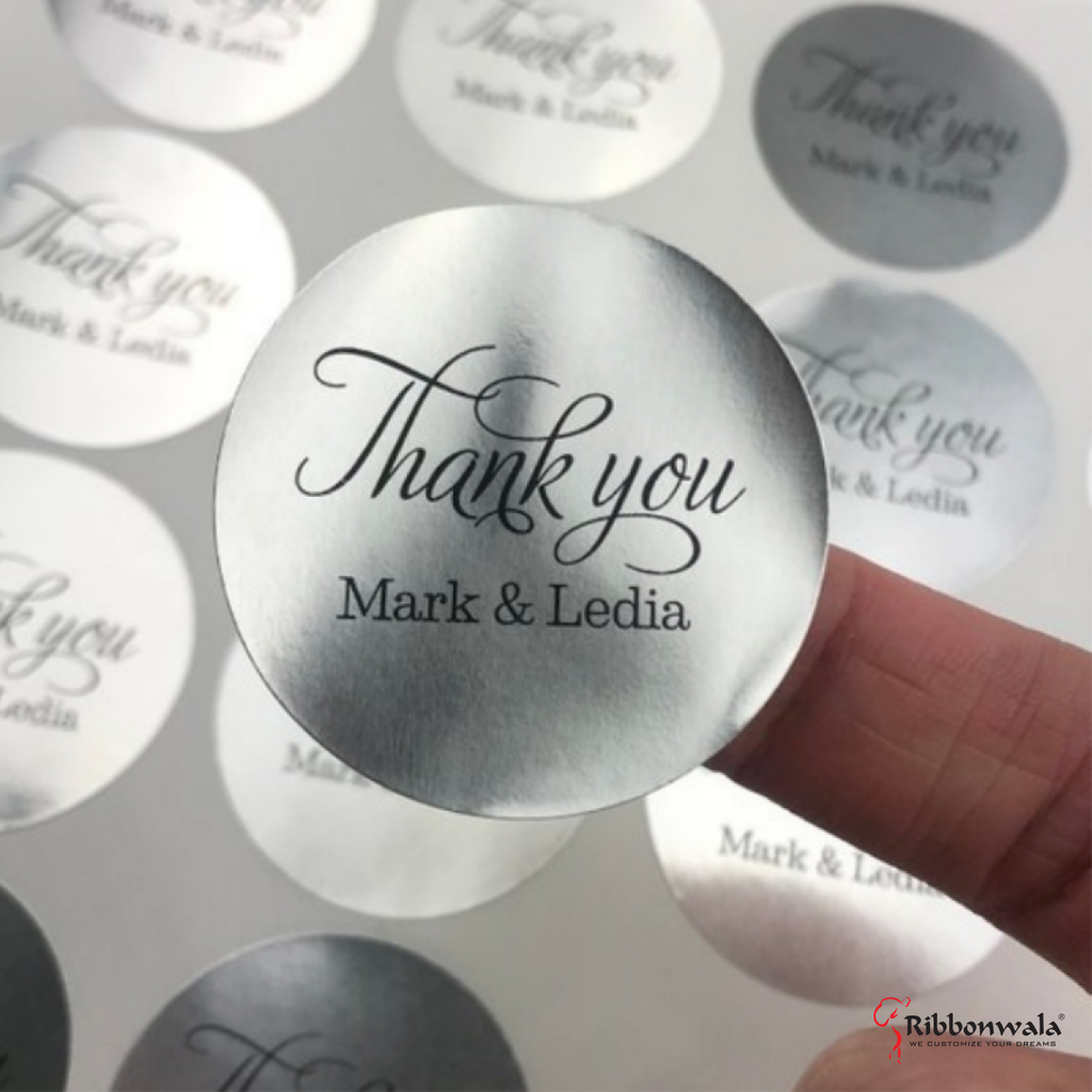 Embossed 3D Foil Stickers - Ribbonwala