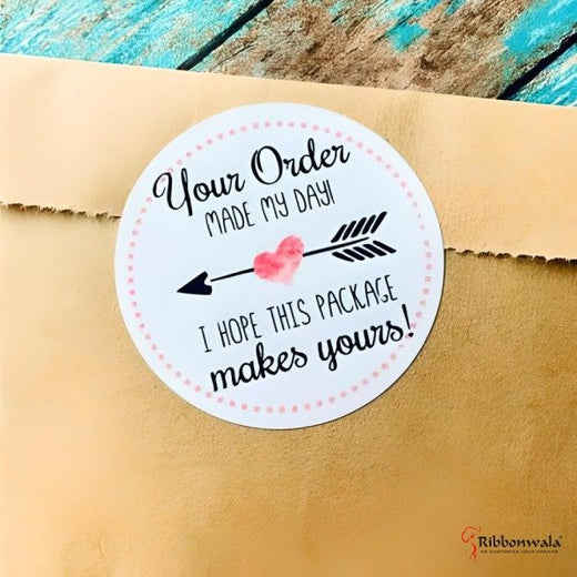 Custom Round Sticker Label - Ribbonwala