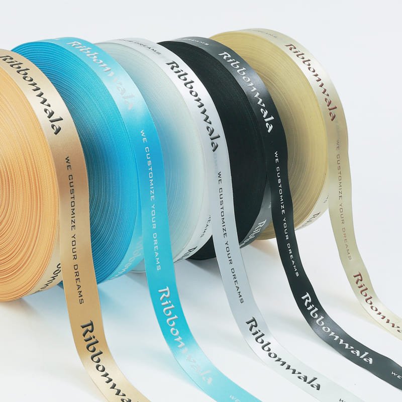 Custom Single Side Satin Normal Ribbon - Ribbonwala
