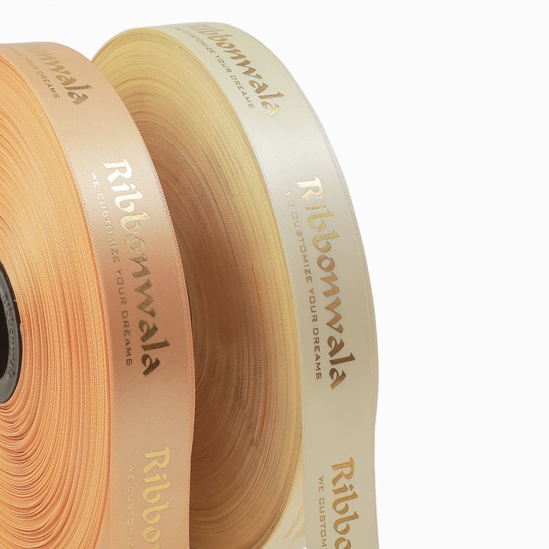 Double Side Satin Foil Ribbon Image 2 - Ribbonwala