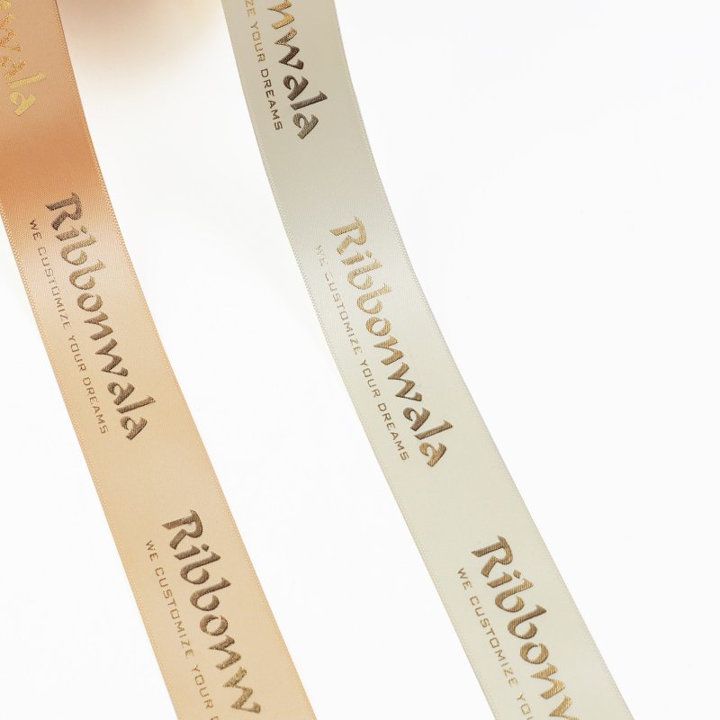 Double Side Satin Foil Ribbon Image 4 - Ribbonwala