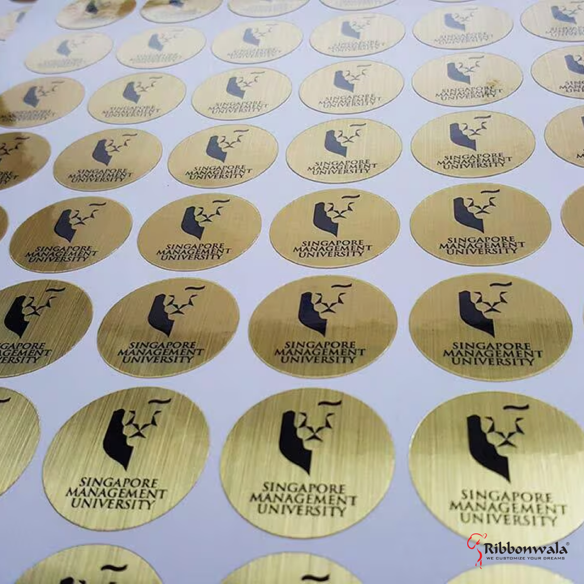 Luxury Foil Sticker Packaging - Ribbonwala