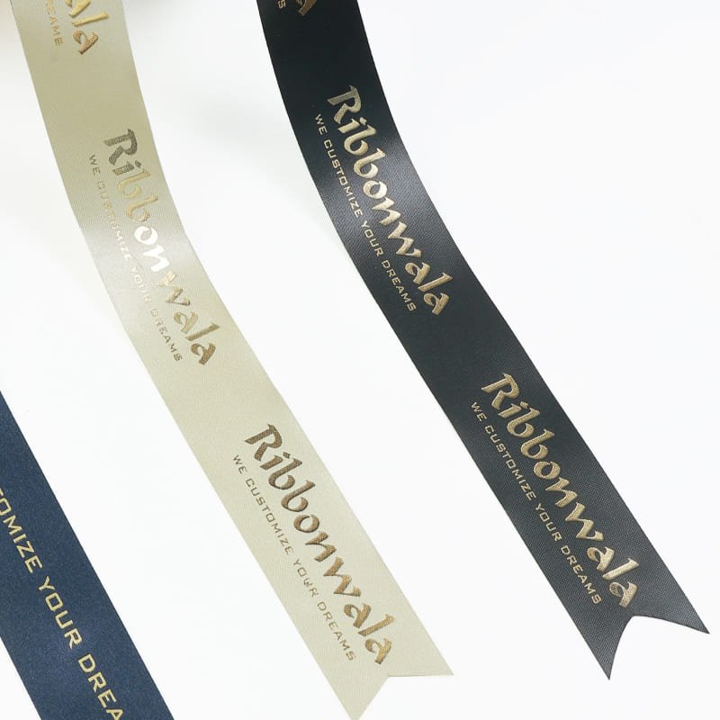 Luxury Satin Foil Ribbon Packaging - Ribbonwala