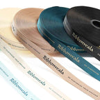 Printed Grosgrain Ribbon Logo Print - Ribbonwala