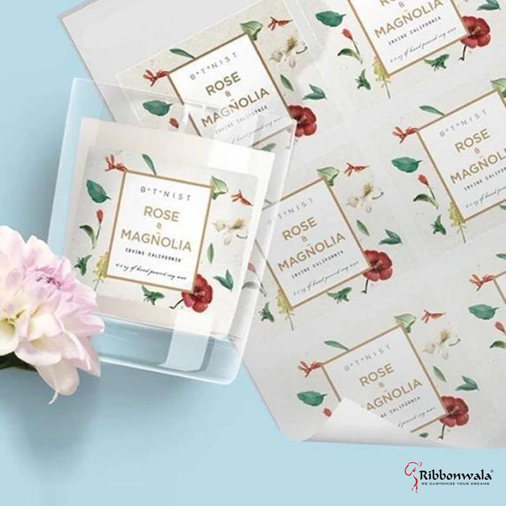 Rectangle Sticker Packaging Labels - Ribbonwala