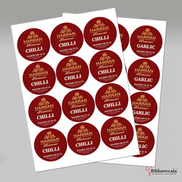 Round Packaging Seal Stickers - Ribbonwala