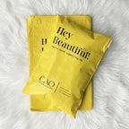 Yellow Courier Poly Bag - Ribbonwala