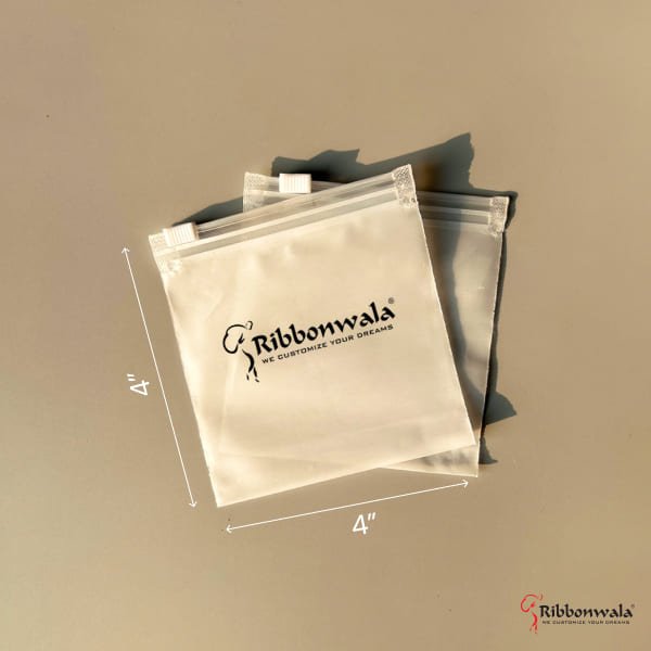 Zipper Lock Bag 4x4 - Ribbonwala