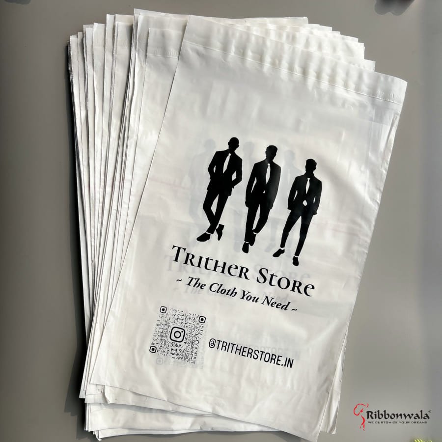 Custom Coloured Courier Poly Bags Durable, Customizable Tamper-Proof  Shipping Mailers?|?Ribbonwala
